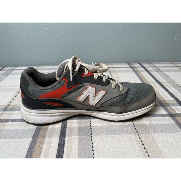 New Balance Golf Heritage Shoes Men’s Size 11 White Gray Red MG100GBK - Picture 5 of 8